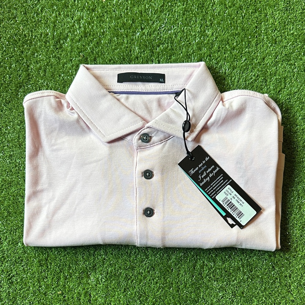 Greyson Soft Pink Polo Shirt